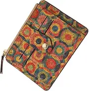 [Generic] Slim Wallet for Women | Womens Wallet Floral Vintage Credit Card Holder,Small Wallet, Brown Slim Card Holder for ID Cards, Small Items, Credit, Cards, Cash