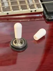 USA Seller~ Epiphone 1x White 3.5mm 3Way Toggle Switch Tips for Les Paul,SG ,Ltd