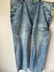 Southpole Men's Stretch Jeans Light Sand Blue Size 48 New w/tags