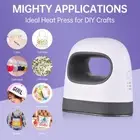 Portable Mini Heat Transfer Iron Press Machine 250W for Clothing Bags Hats