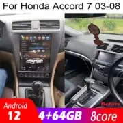 12.1" Touchscreen radio Android GPS Navigation CarPlay For Honda Accord 7 03~08