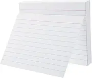DIYEAH 200pcs Horizontal Ruled Index Note Cards Thick Study Note Cards for Flashcards Presentations and Exams for Classroom and Office Use