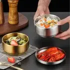 with Lids Rice Bowl 304 Stainless Steel Soup Container Home Resturant