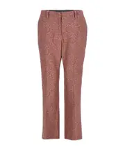 Patterned casual pants FR34,FR36 Brown