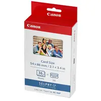 在飛比找蝦皮商城優惠-現貨 Canon 信用卡2x3尺寸相片紙含墨盒*36張 (K