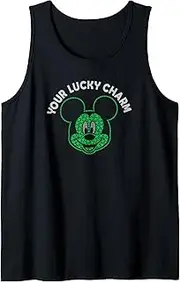 [Disney] Mickey Classic Mickey Shamrocks St. Patrick's Day Tank Top