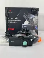 Redtiger F7NP Black 4K Ultra Clear Wi-Fi And App Control Car Dash Camera