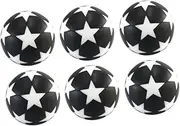 Didiseaon 12pcs Mini Tabletop Soccer Balls Replacement Accessory for Standard Foosball Tables Fun Sports Supplies for Home and Outdoor Games White and Black Pattern