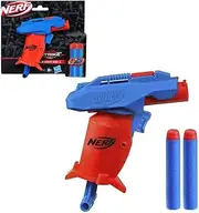 NERF Alpha Strike Slinger SD-1 Single Shot Blaster and 2 NERF Elite Foam Darts - Recharge, Tension, Fire, Multi