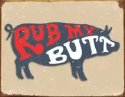 Pork Butt Nostalgic Wall Décor Metal Tin Sign 2406