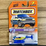 Matchbox #7 Rescue Chopper With MB 2000 Logo On Nose New On Card