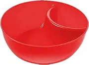 Chip and Dip Serving Tray - Unique Design, Our Chip and Dip Bowls - Soggy Divide D Grain Serving Bowl | Stackable Plate with Diving Section, Cracker Bowls Split Plates,