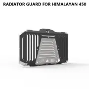 "RADIATOR GUARD, BLACK & SILVER" FIT FOR ROYAL ENFIELD HIMALAYAN 450