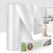 [Thicken Vinyl] anti Cat Scratch Furniture Protector, Single-Sided Sticky Couch