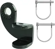 Thinvik Bike Trailer Hitch Bicycle Stainless Steel 12MM-Hitch Coupler Compatible with Burley Trailers Adapter Connect to Pets Stroller