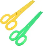 DECOMELODY 2pcs Giant Clown Scissors for Stage Oversized Costume Accessories for Halloween Carnival and Cosplay Events Easy to Use for Makeup and Parties