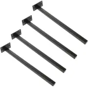 4 Pcs Wall Shelf Brackets to Hang Shelves Screw Blind