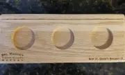 Del Maguey Mezcal/Tequila Flight Tray Wood 'Don't Sip it Shoot it' NEW