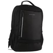 Pierre Cardin Travel & Business Backpack Bag w/ BuiltIn USB Port in Black