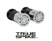 16 TRUE SPIKE 12X1.5 FORGED STEEL CHROME BULLET GO AHEAD MAKE MY DAY LUG NUTS C (for: Volkswagen)