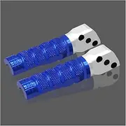 Rear Passenger Footpeg Motorcycle Rear Passenger Footrest Pedals For Z750 Z900 RS Z800 Z650 ZX6R 10R ZX25R For ninja650/400 For versys650/1000(Blue)