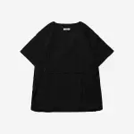 WISDOM - WSDM WMA ZIP T-SHIRT - BLACK