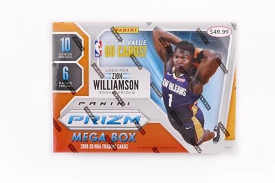 2019-20 Panini Prizm Basketball Factory Sealed 60ct Mega Box Target Red Ice
