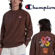 Champion Men’s Size XL Reverse Weave Flower Pot Crew Neck Sweatshirt