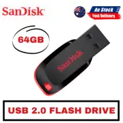 64GB USB 2.0 FLASH DRIVE SANDISK CRUZER BLADE CZ50