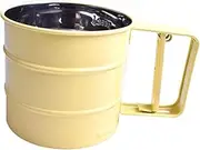 Stainless Steel Flour Mesh Sieve Fine Sieve Noodle Strainer for Baking Portable Kitchen Gadget Random Color