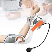 Upper Limb Arm Rehabilitation Training Device Hinged Elbow Brace Arm Exerciser Flexible Support Frame for Wrist Elbow Joint Injuries Recovery