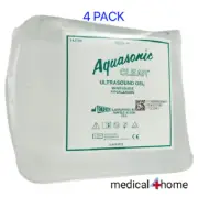 4 PK Parker Aquasonic Clear Ultrasound Transmission Gel 5 Liter w/refill bottle