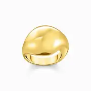 THOMAS SABO Ring Tropfenform 925 Sterlingsilber vergoldet TR2470-413-39 Größe 56