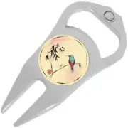 Bird Branch Golf Ball Marker Divot Repair Tool Bottle Opener