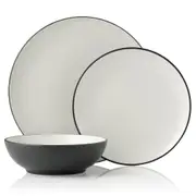 Noritake Colorwave Graphite 12pce Dinner Setting for 4