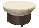 Patio Furniture Cover Round Fire-Pit Treasure Garden CP929