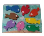 MELISSA & DOUG Colors Fish Chunky Wooden Puzzle