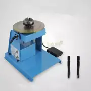 10KG Rotary Welding Positioner 0-90° Weld Turntable Table 65mm 80mm 3 Jaw Chuck