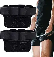 Four-Finger Elastic Grip Gloves - Deadlifts Exercise Grip Pads | Multifunctional Workout Hand Grips for Pull-Ups, Durable Non-Slip Gym Gloves, Hand Protection for Fitness, Strength Training