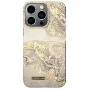 Ideal Of Sweden Fashion Case (Suits iPhone 13 Pro) - Sparkle Greige Marble
