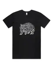 [High Tees] Wombat T-Shirt in Black