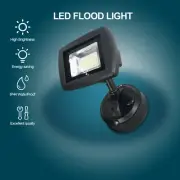 Outdoor Floodlight LED Security Light 15W AC240V Garage Lamp IP44 5000K Black