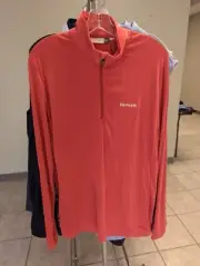 NWT MEN'S KJUS KALLEN 1/2 ZIP PULLOVER, SIZE: XL, COLOR: RED (M6)
