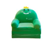 Toscano Cute Cartoon Kids for Toddler 2 in 1 Comfy Fold Out Couch Bed-Dinosaur2