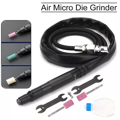 1/8'' Air Micro Die Grinder Pencil Pro 75000 RPM For Wood Jewelry Engraving Tool