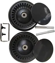 Stroller Wheel Replacement Caster Tires Pratical Accs with Tools Infant Carriage Repair Easy to Install Pushchair Trolley, Rear