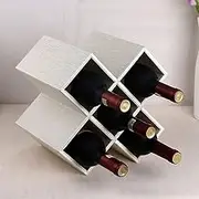 Wine Rack Home Red Holder Wine Glass Rack Bar S,Solid Wood + Leather Creative Wine Cabinet Decoration Living Room Restaurant Kitchen Home Practical,8 Elegant Interesting KeYJ