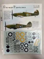 NEW Vtg ILIAD Design 48001 Pre War Hurricanes Model Airplane 1/48 Decal (ANE3)