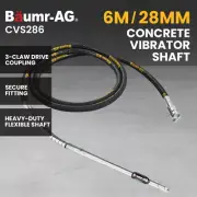 BAUMR-AG CVS286 6 Metre x 28mm Concrete Vibrating Shaft Aust Standard Coupler
