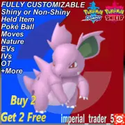 Pokémon Sword and Shield ✨ Shiny Nidorina ✨ W/ Best 6IV Customizable